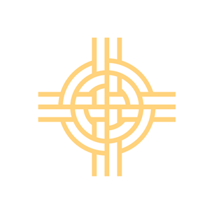 Old Saint Patrick's Church logo Art Direction by: Bart Crosby, Crosby Associates